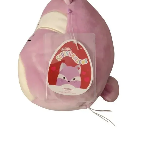 NWT Lenaya the Purple Fox 8" Squishmallow Valentine's Squad - Picture 9 of 11